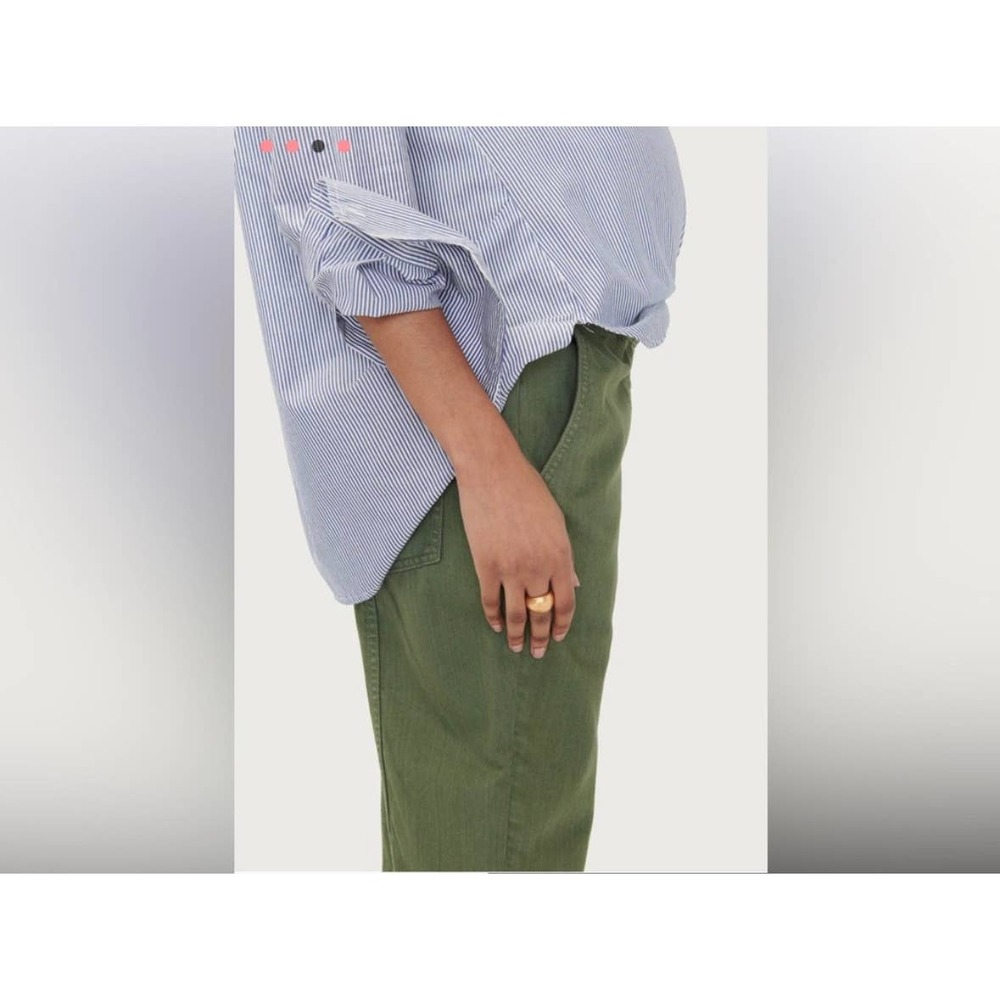 Hatch Maternity Isla Pant Army Green Size 1